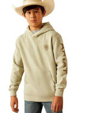 Ariat Kids Green Logo Hoodie Pullover Sweatshirt Western NWOT | Youth K0021B9/79